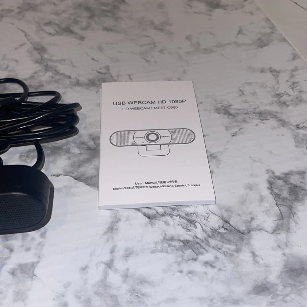 New- EMEET HD Webcam C960 with microphone 90 degree view